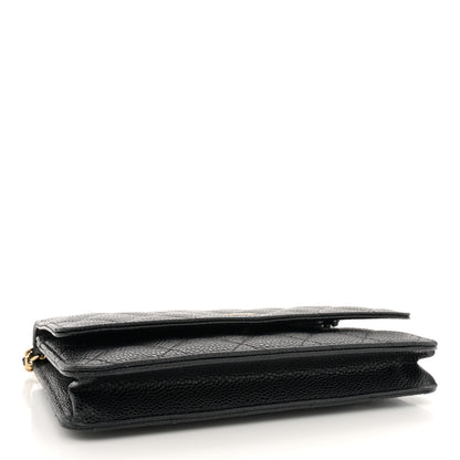 Chanel Caviar Quilted Wallet on Chain WOC Black 4 of 14