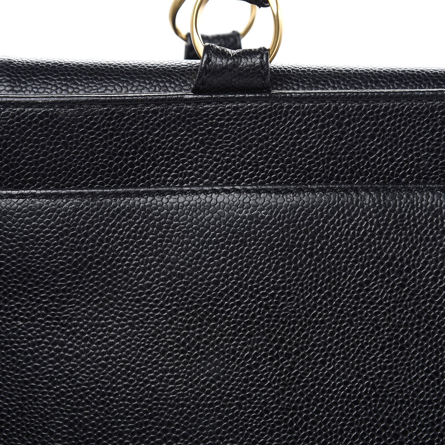 Chanel Caviar Large CC Shoulder Bag Black 13 of 13