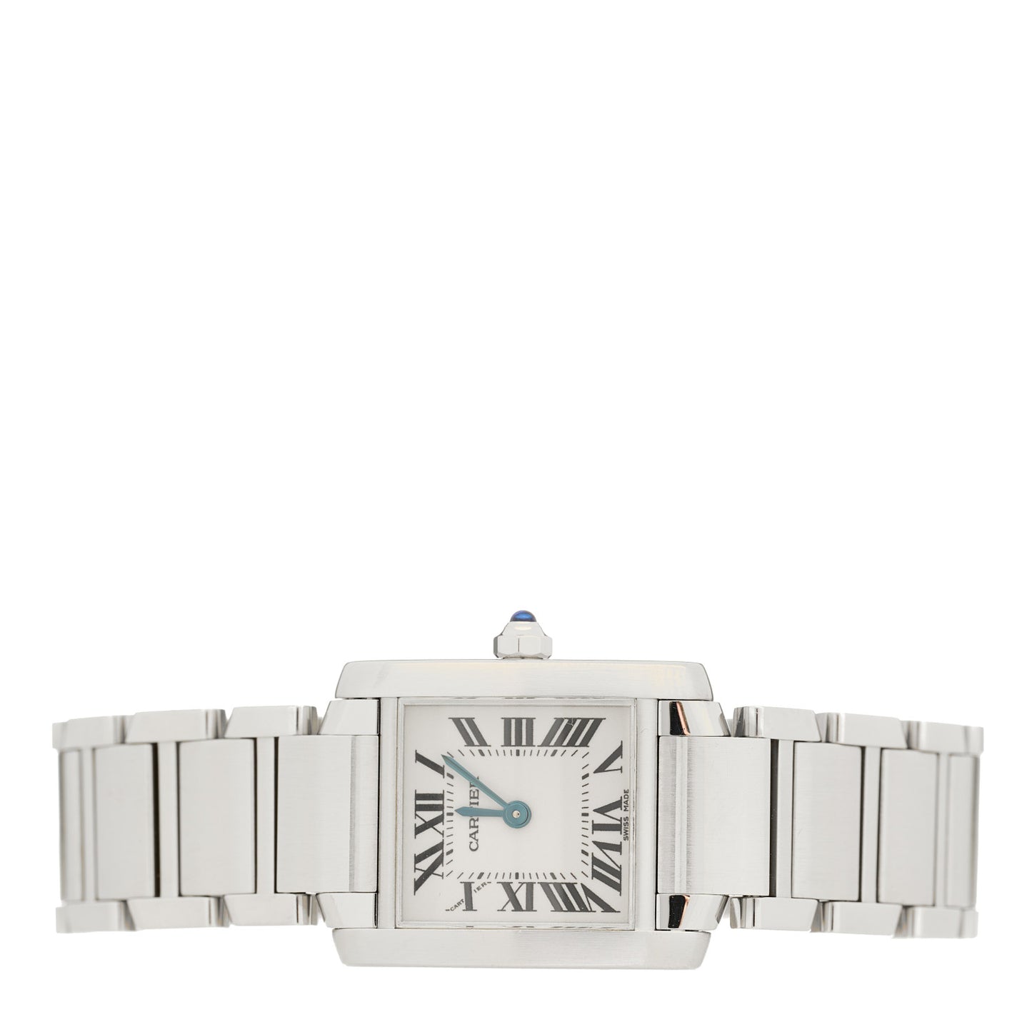 Stainless Steel 20mm Tank Francaise Quartz Watch