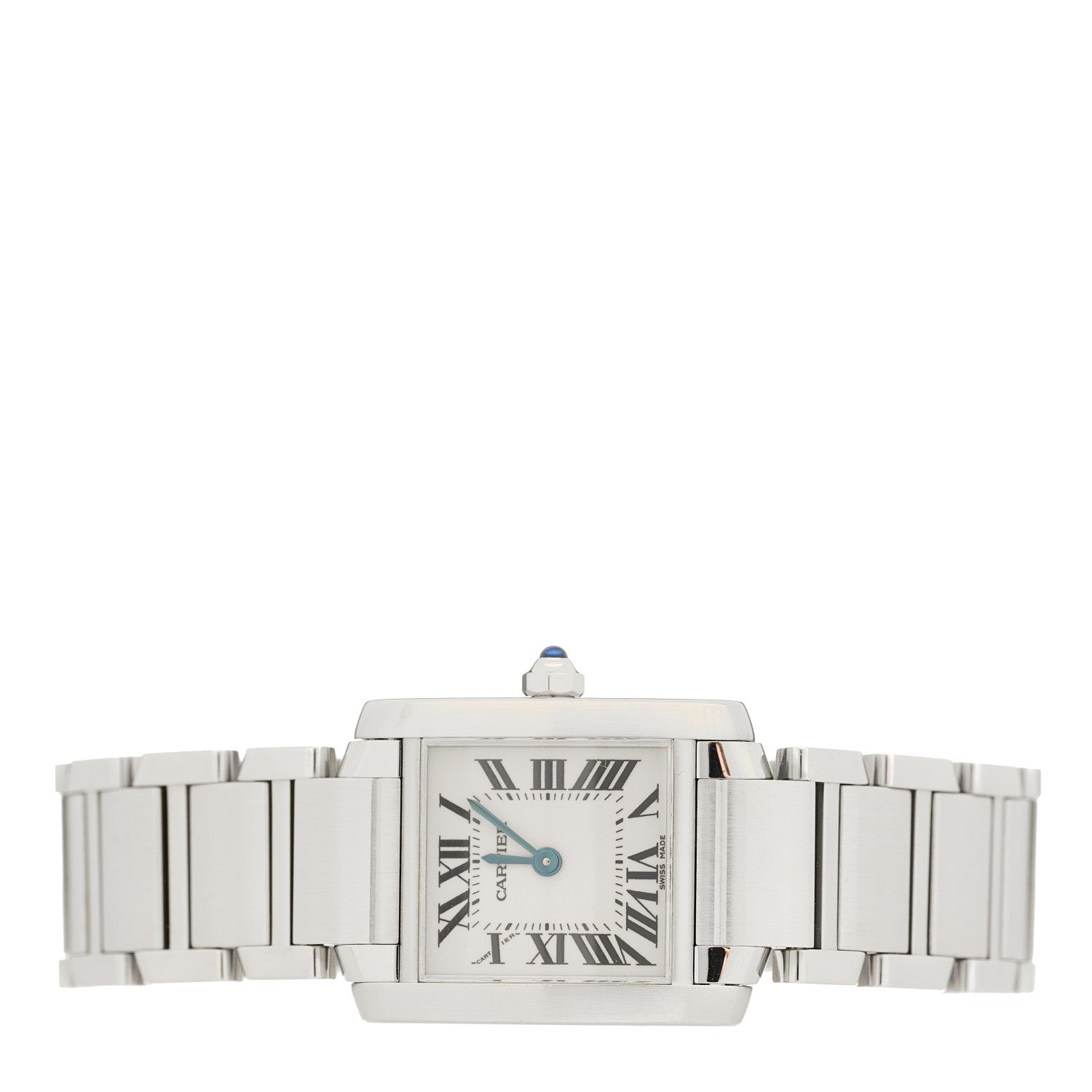 Cartier Stainless Steel 20mm Tank Francaise Quartz Watch 2 of 4
