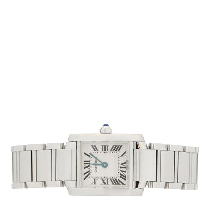 Cartier Stainless Steel 20mm Tank Francaise Quartz Watch 2 of 4