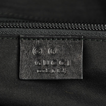 Gucci Metallic Monogram Canvas Tote Black 6 of 7