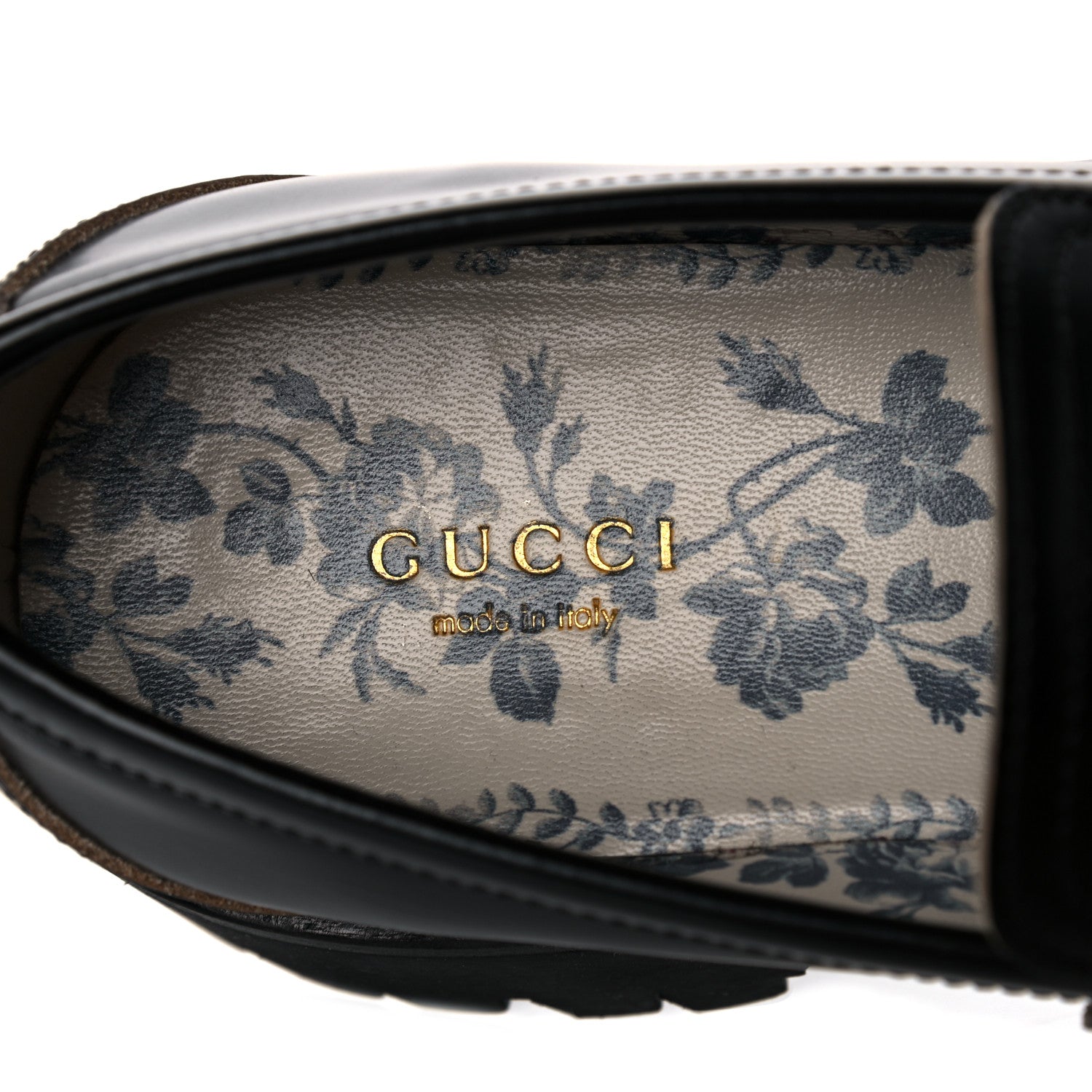 Gucci Cordovan Lux Womens Harald Horsebit 25mm Platform Loafers 38 Black 8 of 19