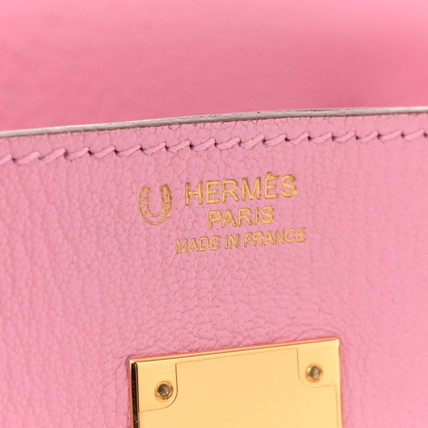 Hermes Chevre Mysore Horseshoe Birkin 30 Bubblegum Rose Shocking 6 of 12