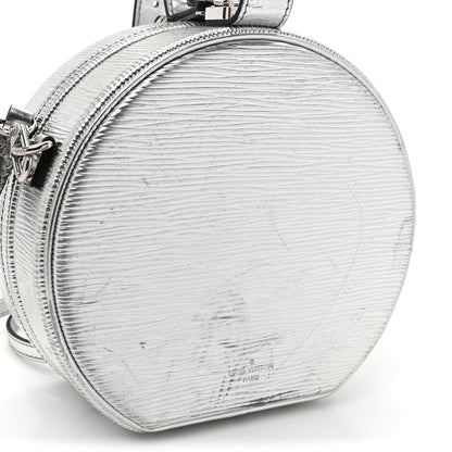 Louis Vuitton Metallic Epi Petite Boite Chapeau Silver 11 of 13