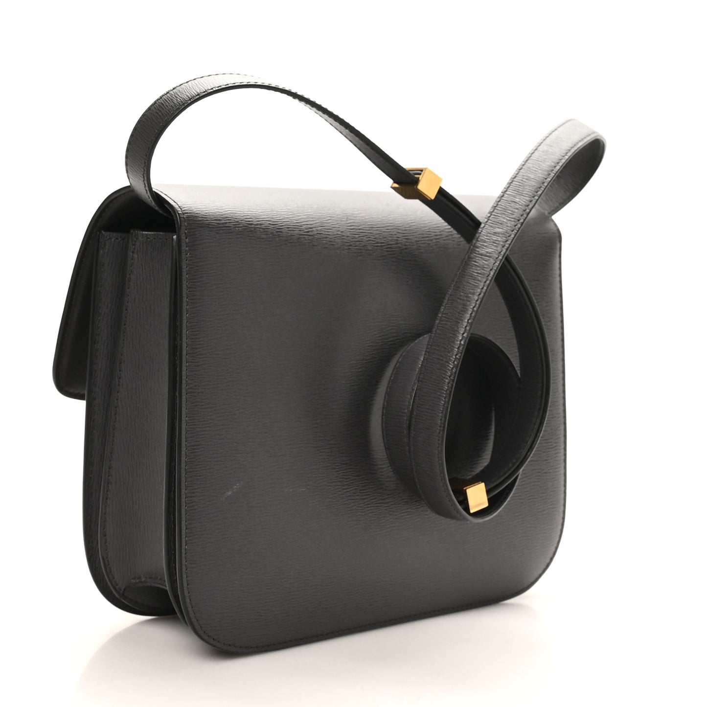 Liege Calfskin Medium Classic Box Flap Bag Liquorice