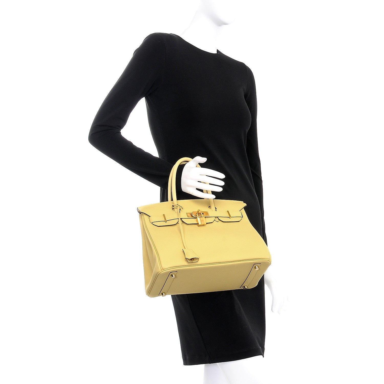 Hermes Togo Birkin 30 Jaune Poussin 2 of 36