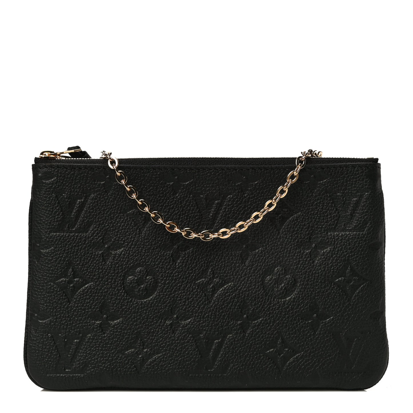 Empreinte Double Zip Pochette Black