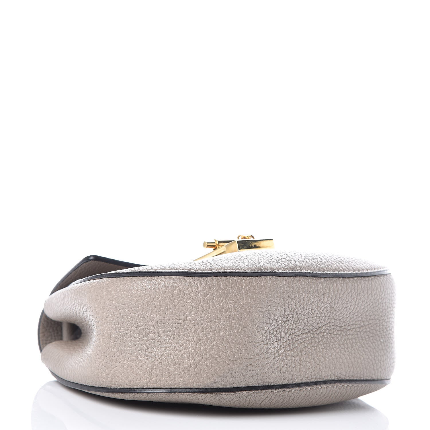 Chloe Grained Lambskin Mini Drew Shoulder Bag Motty Grey 4 of 11