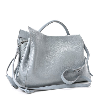 Mulberry Spongy Patent Calfskin Iris Tote Cloud 3 of 11
