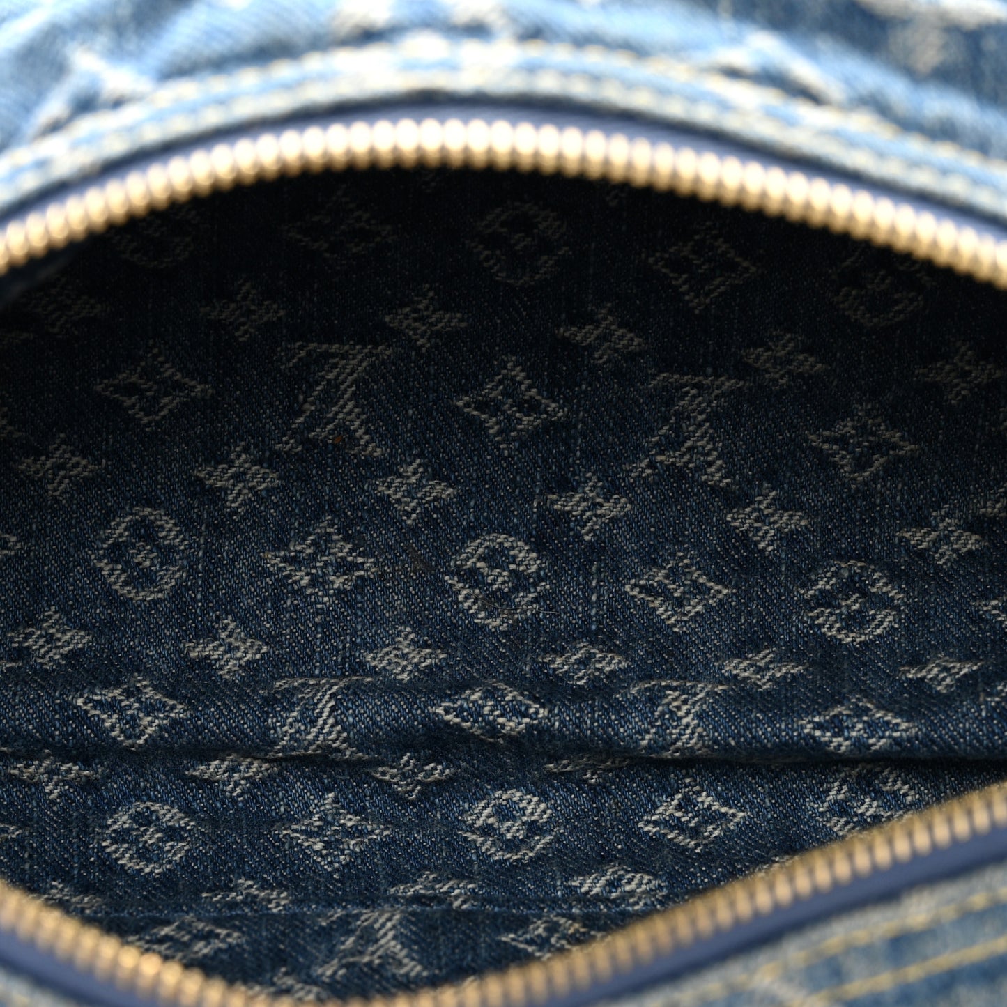 Monogram Denim Papillon Denim Blue