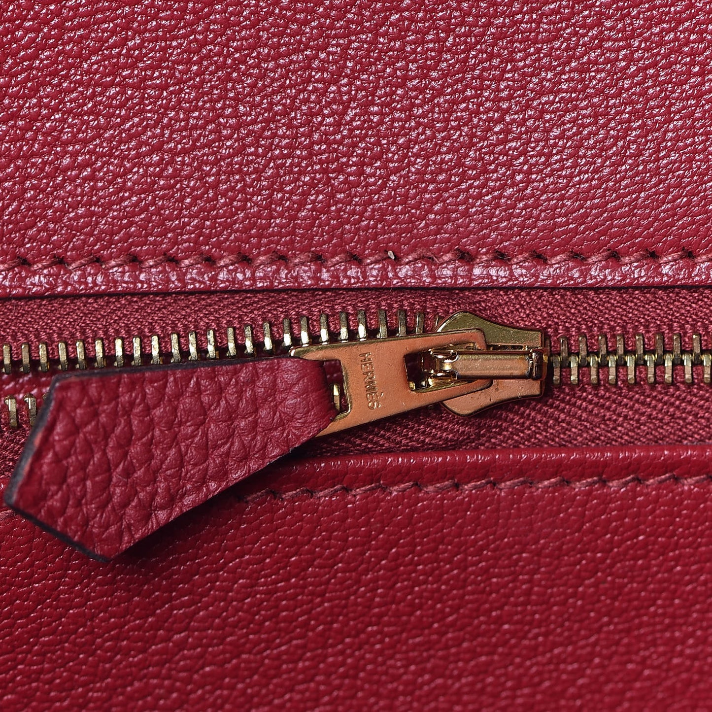 Togo Birkin 35 Rouge Grenat