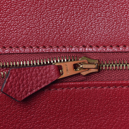 Hermes Togo Birkin 35 Rouge Grenat 13 of 34
