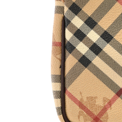 Burberry Haymarket Check Pochette Tan 10 of 11