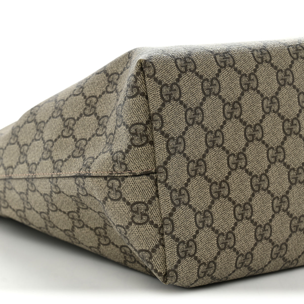 GG Supreme Monogram Medium Ophidia Shopping Tote Brown