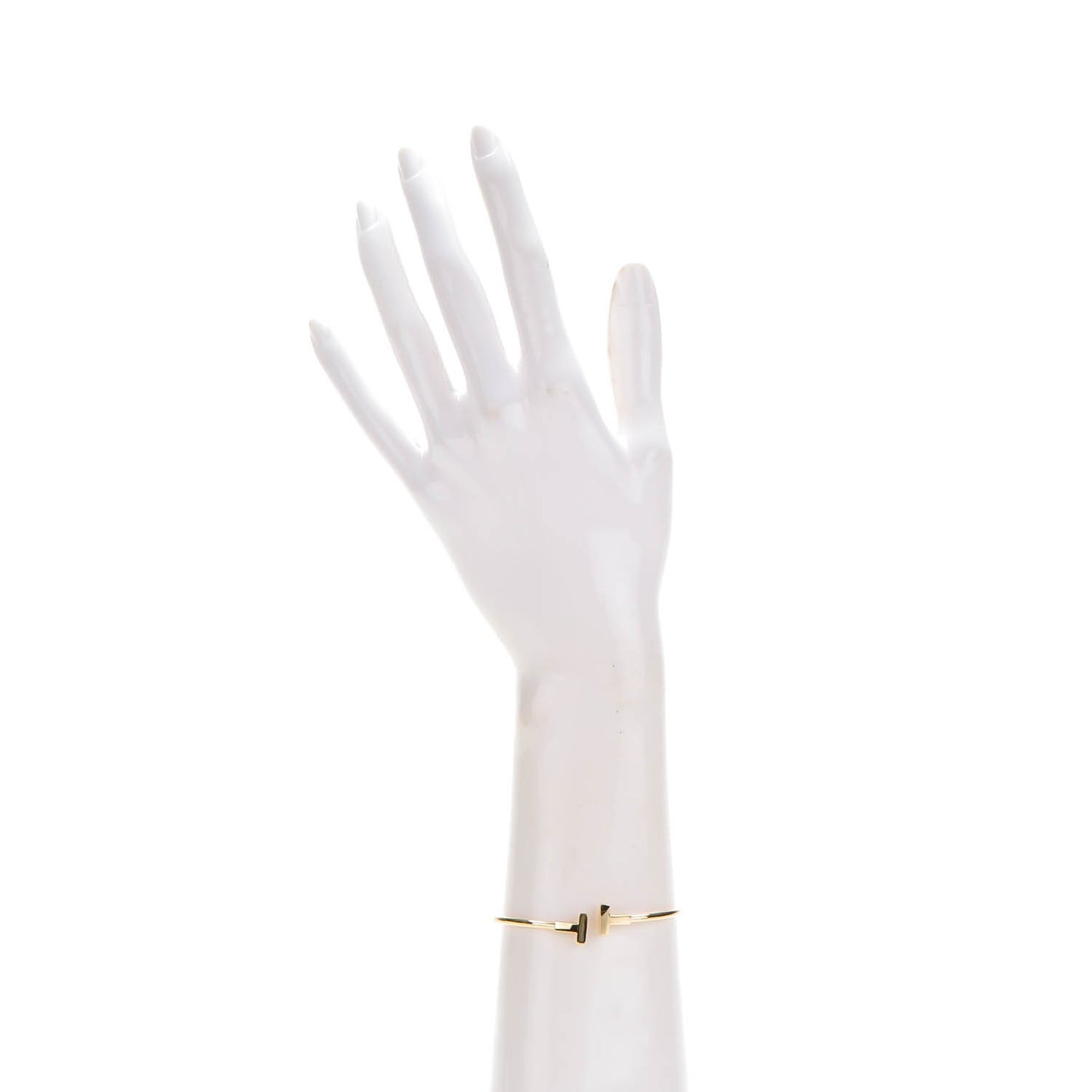 18K Yellow Gold T Wire Bracelet