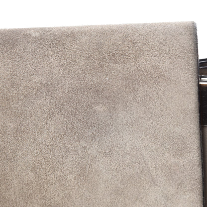 Chloe Suede Calfskin Small Faye Shoulder Bag Motty Grey 9 of 16