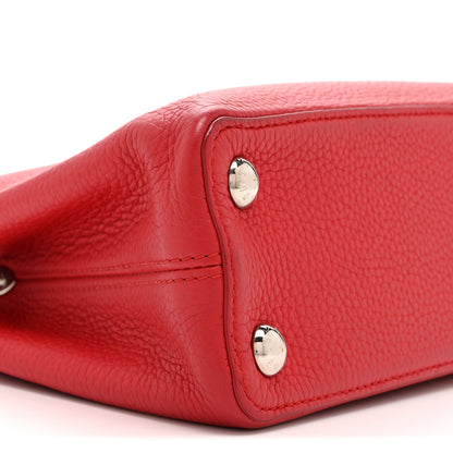 Louis Vuitton Taurillon Capucines BB Scarlet Red 9 of 10