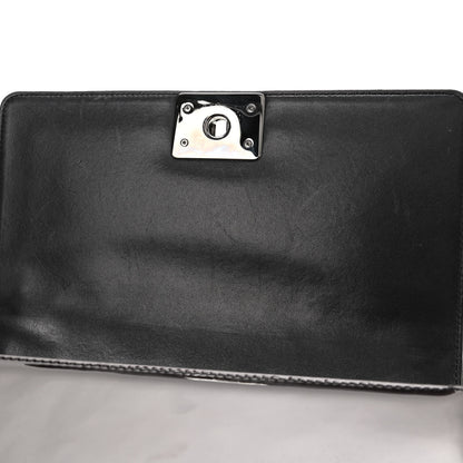 Chanel Patent Calfskin Quilted Medium Boy Flap Black 11 of 11