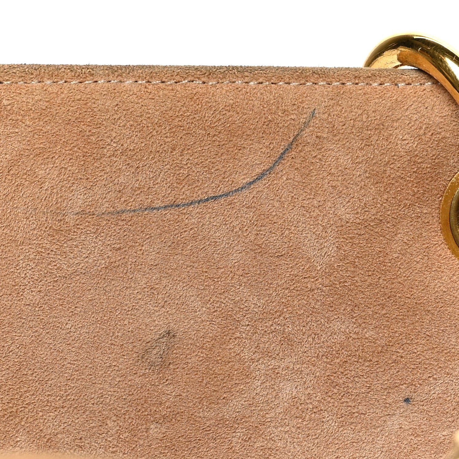 Chanel Suede Quilted CC Timeless Shopping Tote Beige 12 of 12