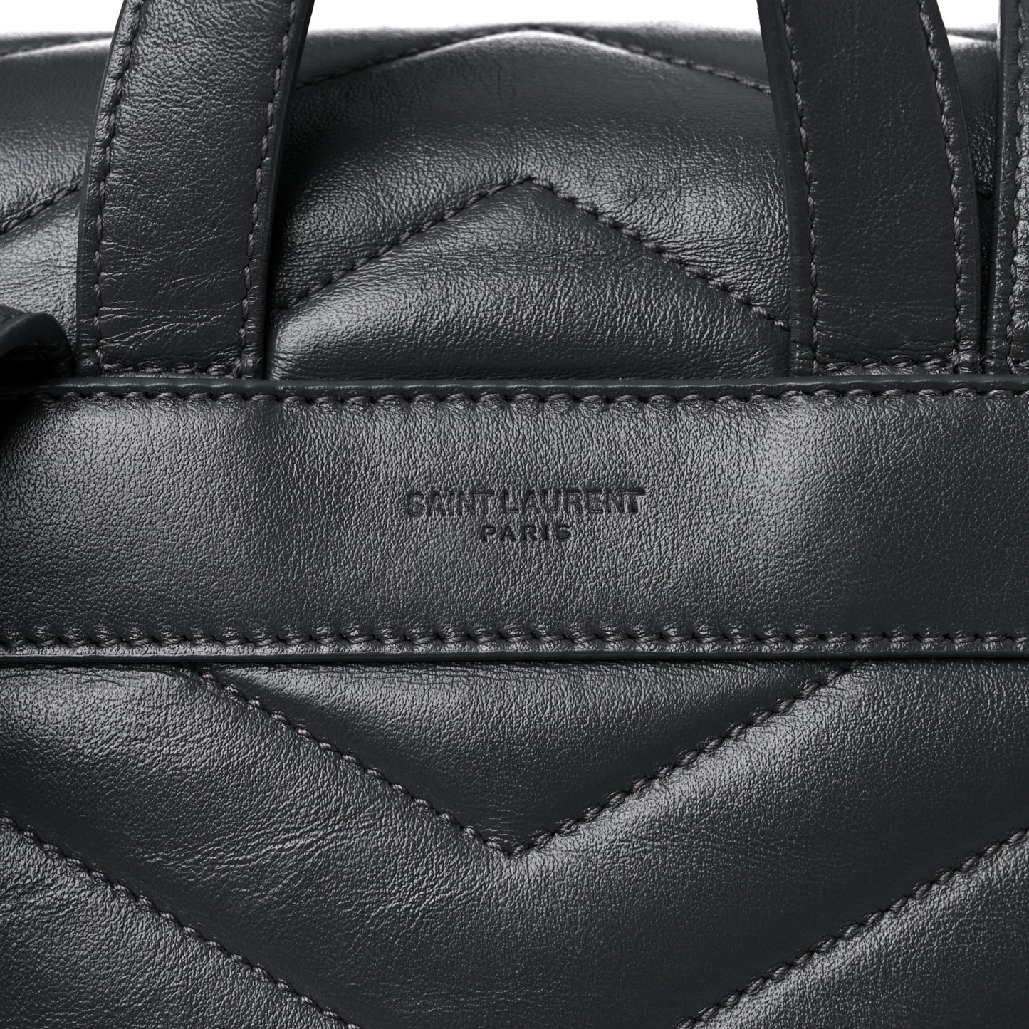 Calfskin Y Quilted Monogram Medium Loulou Backpack Storm