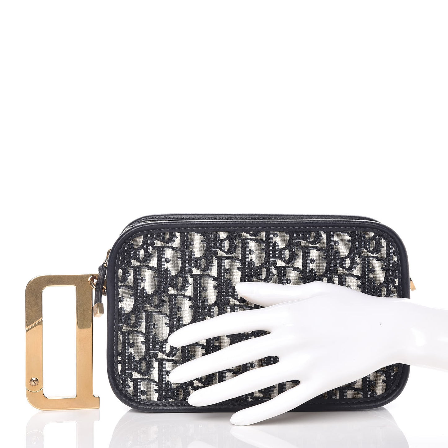 Oblique Diorquake Clutch Blue