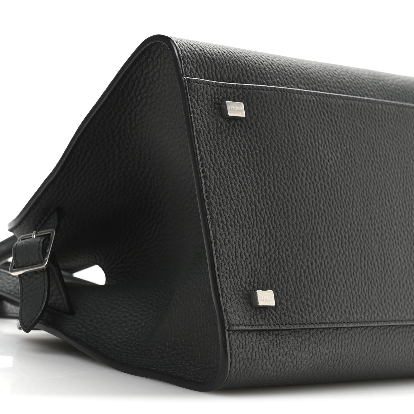 Grained Calfskin Soft Margaux 10 Bag Grey