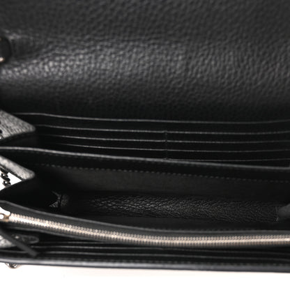 Gucci Calfskin Mini Dionysus Chain Wallet Black 5 of 9