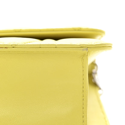 Christian Dior Lambskin Cannage Miss Dior Promenade Pouch Citron 11 of 13