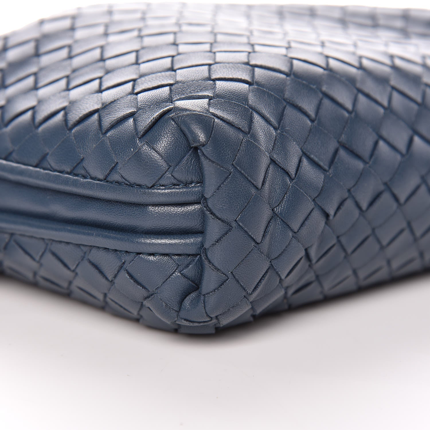 Bottega Veneta Nappa Intrecciato Pillow Crossbody Messenger Blue 9 of 10