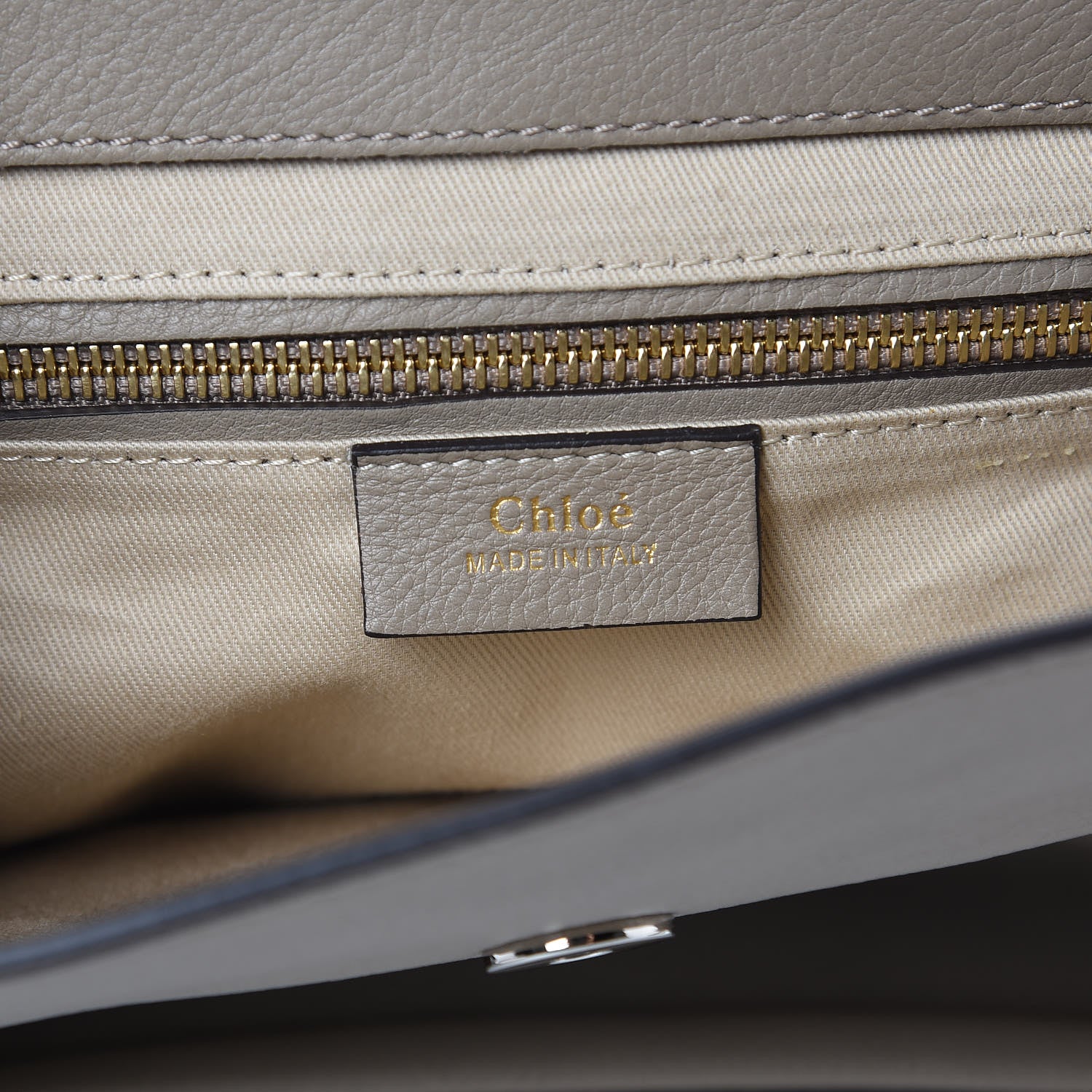 Chloe Suede Calfskin Small Faye Backpack Motty Grey 6 of 10