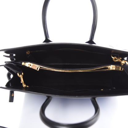 Saint Laurent Calfskin Bi-Color Small Sac De Jour Royal Blue Black 5 of 13