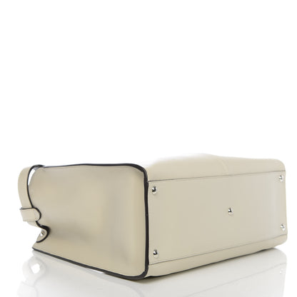 Fendi Vitello Seta Century Large Peekaboo X-Lite Latte Balena 4 of 10