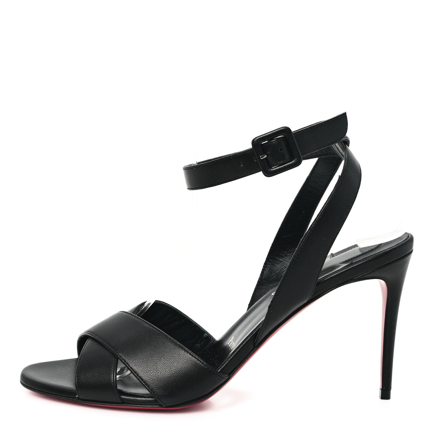 Nappa Mariza 85 Sandals 40.5 Black
