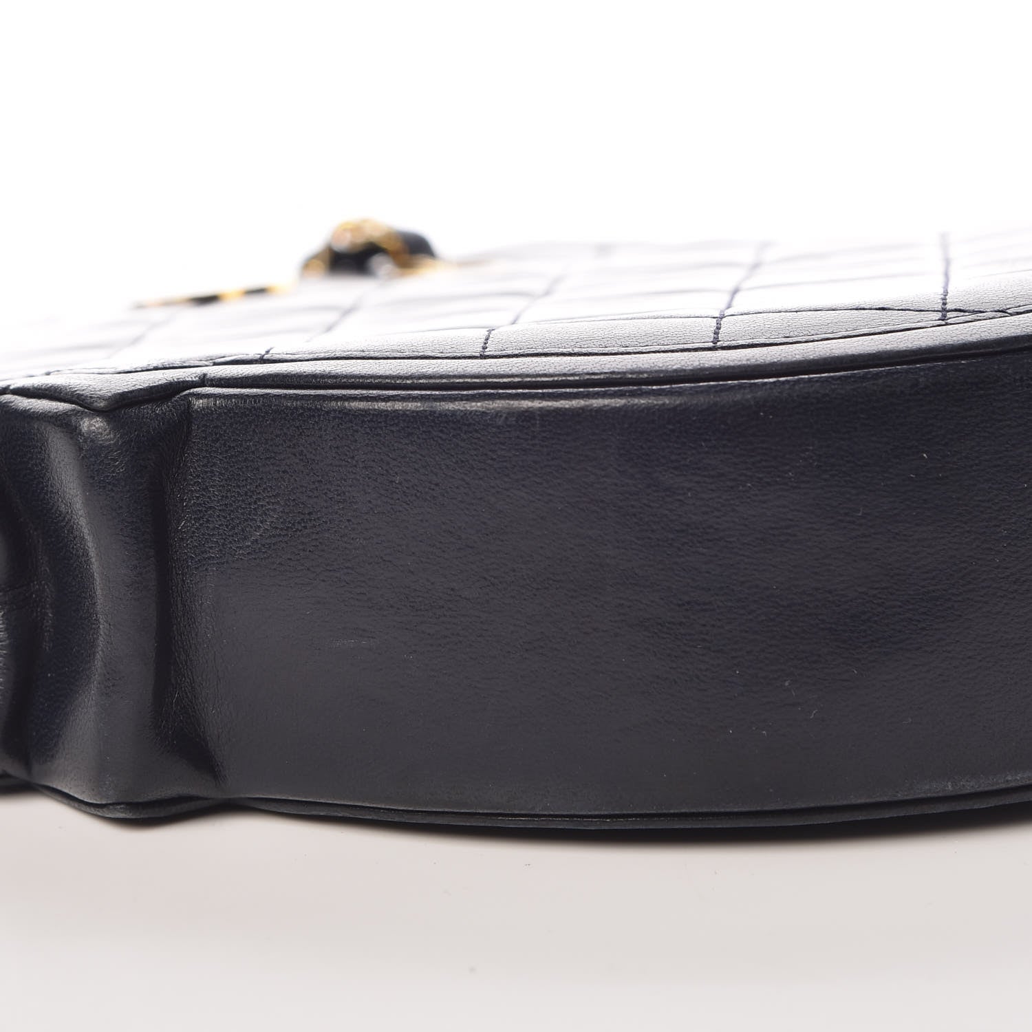 Chanel Lambskin Quilted Crossbody Navy 9 of 10
