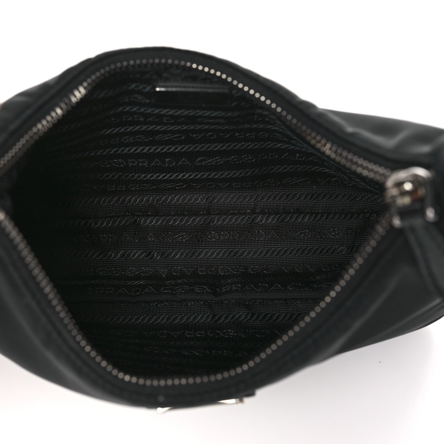 Prada Tessuto Nylon Saffiano Mini Re-Edition 2005 Bag Black 5 of 8