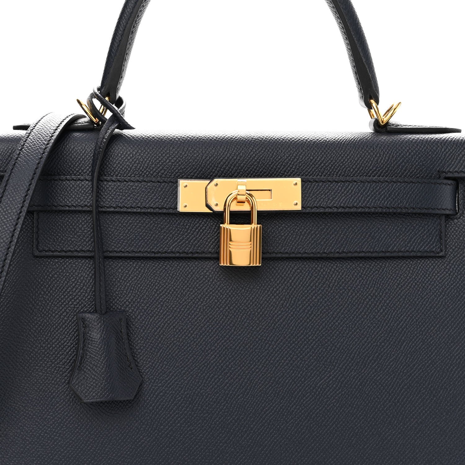 Hermes Epsom Kelly Sellier 28 Bleu Indigo 8 of 11