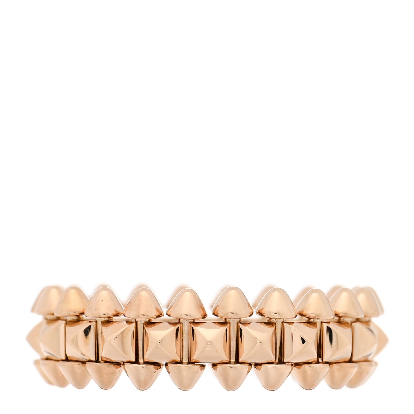 18K Pink Gold SM Clash De Cartier Ring 52 6