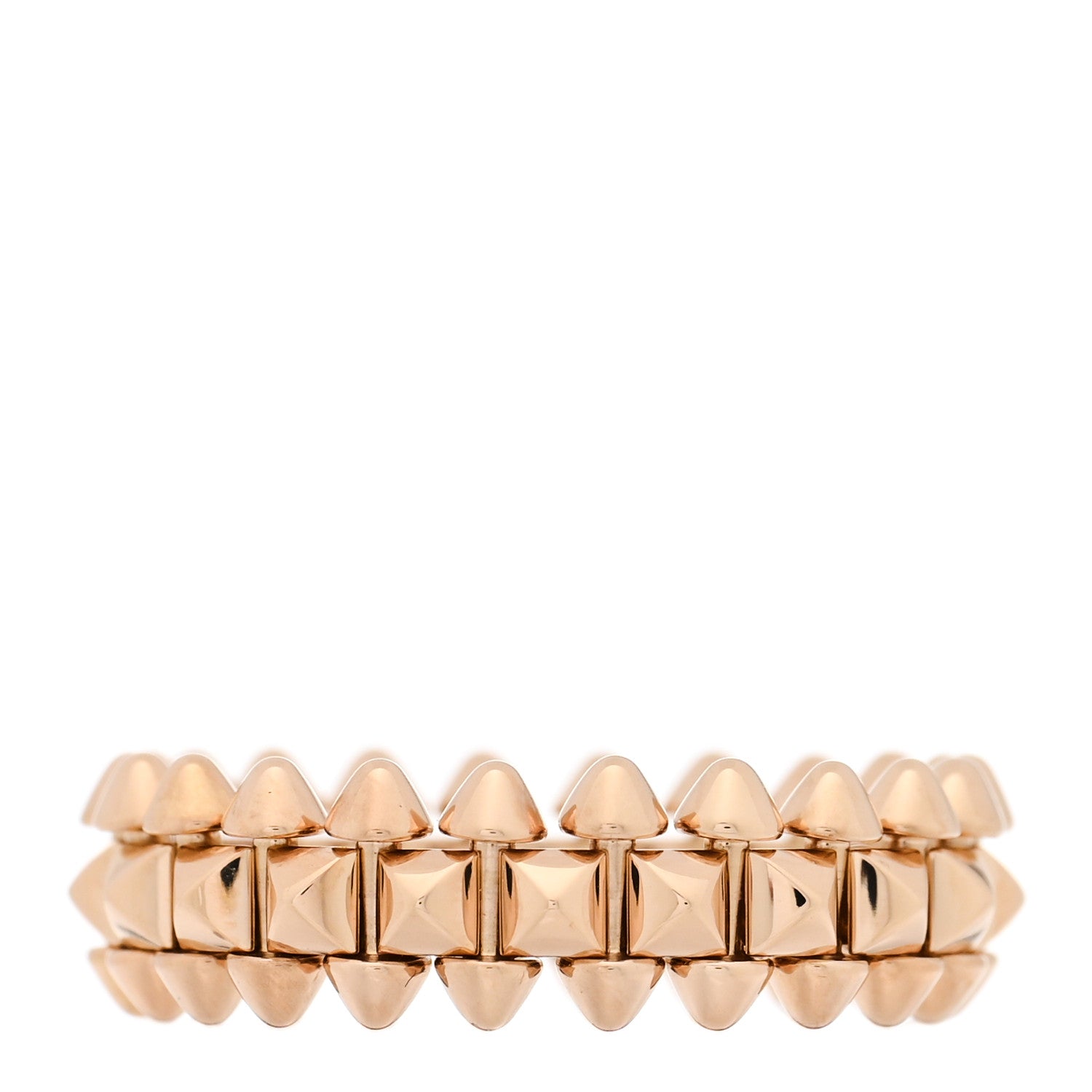 Cartier 18K Pink Gold SM Clash De Cartier Ring 52 6 1 of 5