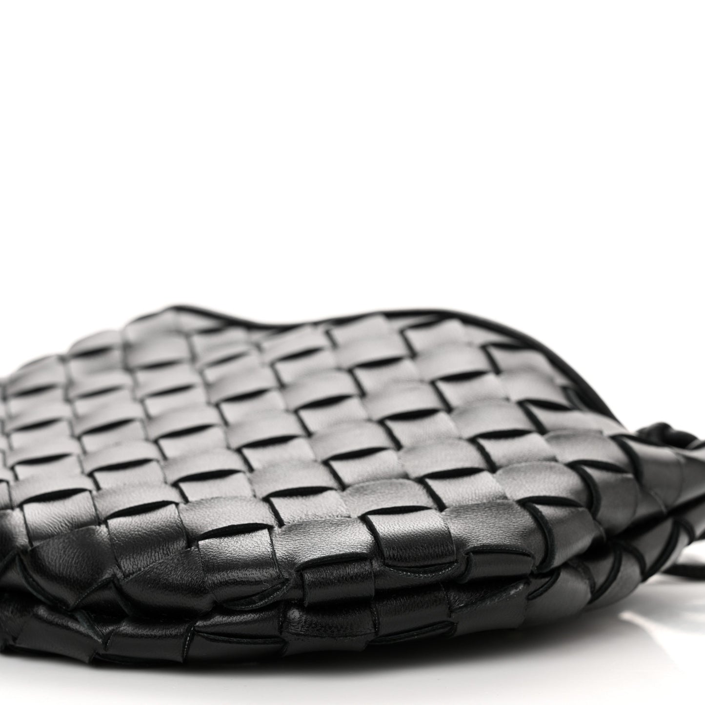 Nappa Intrecciato Mini Sardine Bag Black