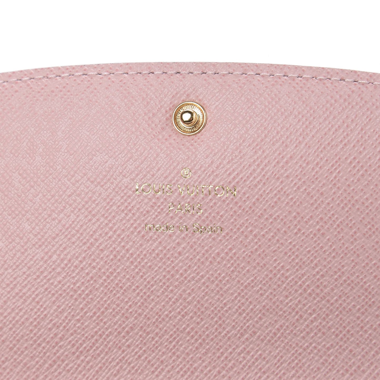 Monogram Emilie Wallet Rose Ballerine