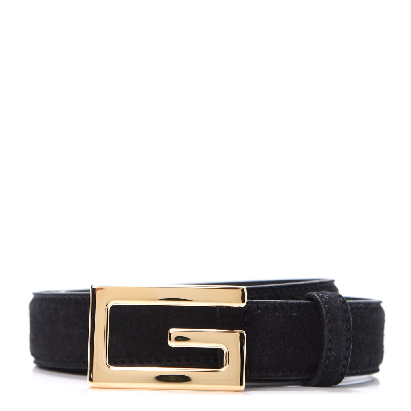 Suede Icaro G Cube 25mm Belt 95 38 Black