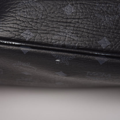 MCM Visetos Large Liz Reversible Shopper Tote Black 18 of 20