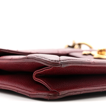Chanel Caviar Quilted Large Retro Class Flap Burgundy 9 of 15