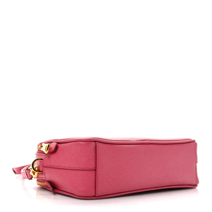 Prada Saffiano Mini Camera Crossbody Peonia 4 of 8