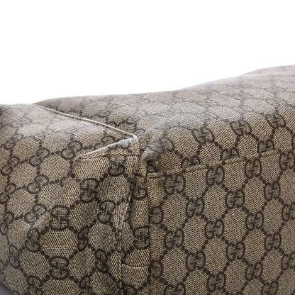 Gucci GG Plus Monogram Messenger Diaper Bag Dark Brown 14 of 16