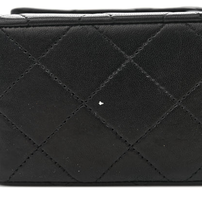 Chanel Lambskin Quilted Small Double Flap Black 14 of 14