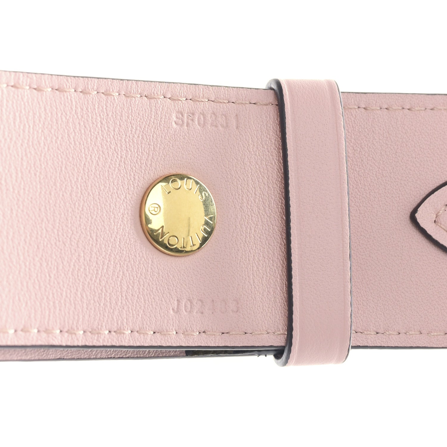 Louis Vuitton Monogram Adjustable Bandouliere Shoulder Strap Rose Ballerine 3 of 3