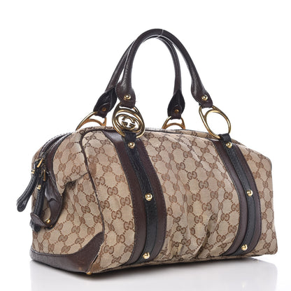 Gucci Monogram Medium Interlocking Icon Tote Dark Brown 3 of 18