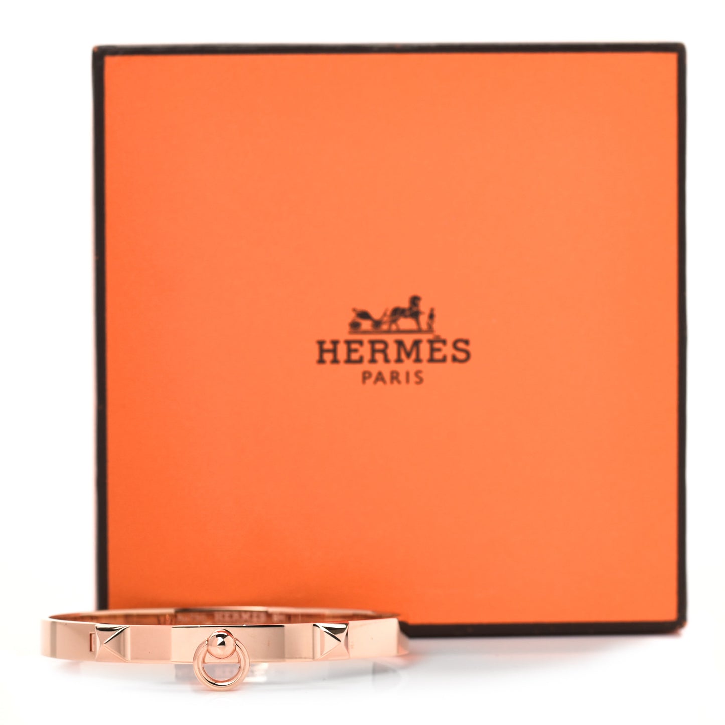18K Rose Gold PM Collier De Chien Bracelet SH